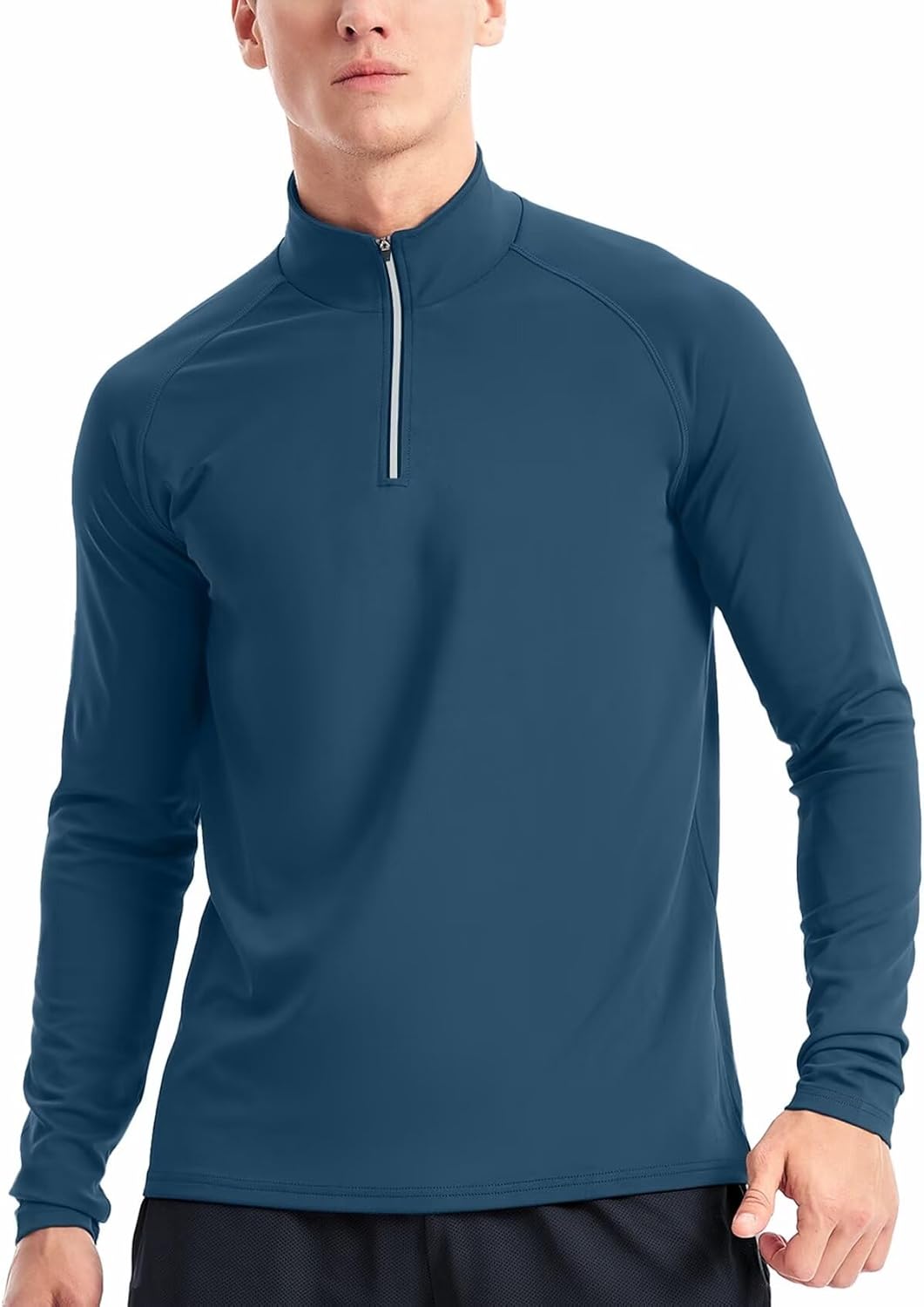 1/4 Zip Pullover Running Shirt For Men