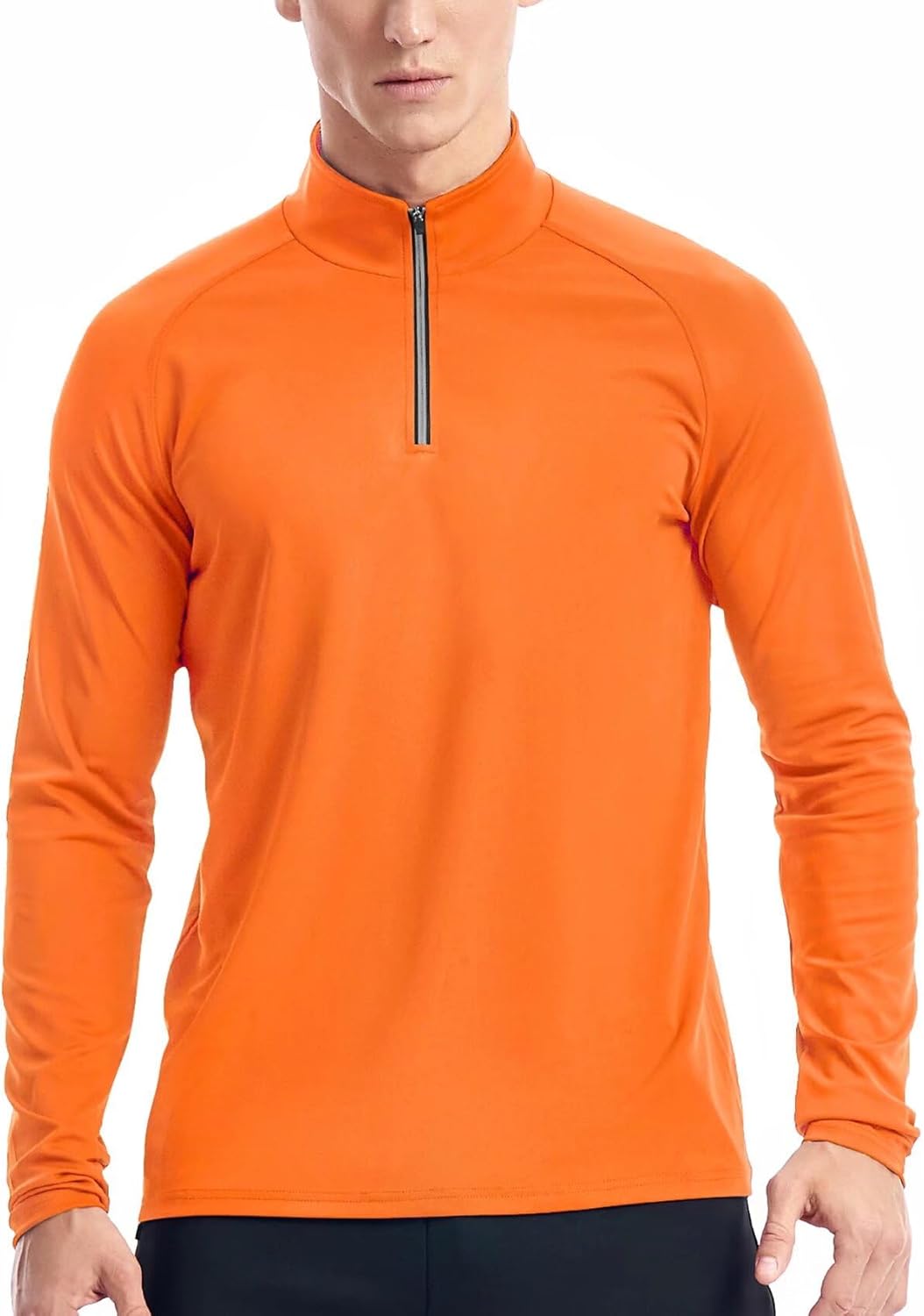 1/4 Zip Pullover Running Shirt For Men