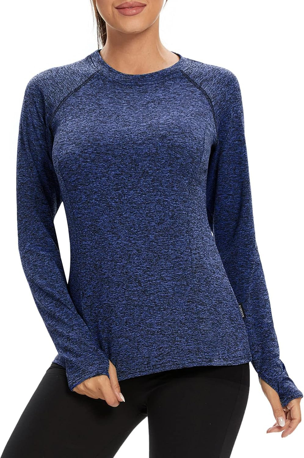 Long Sleeve Running Shirt with Thumb Holes (women)