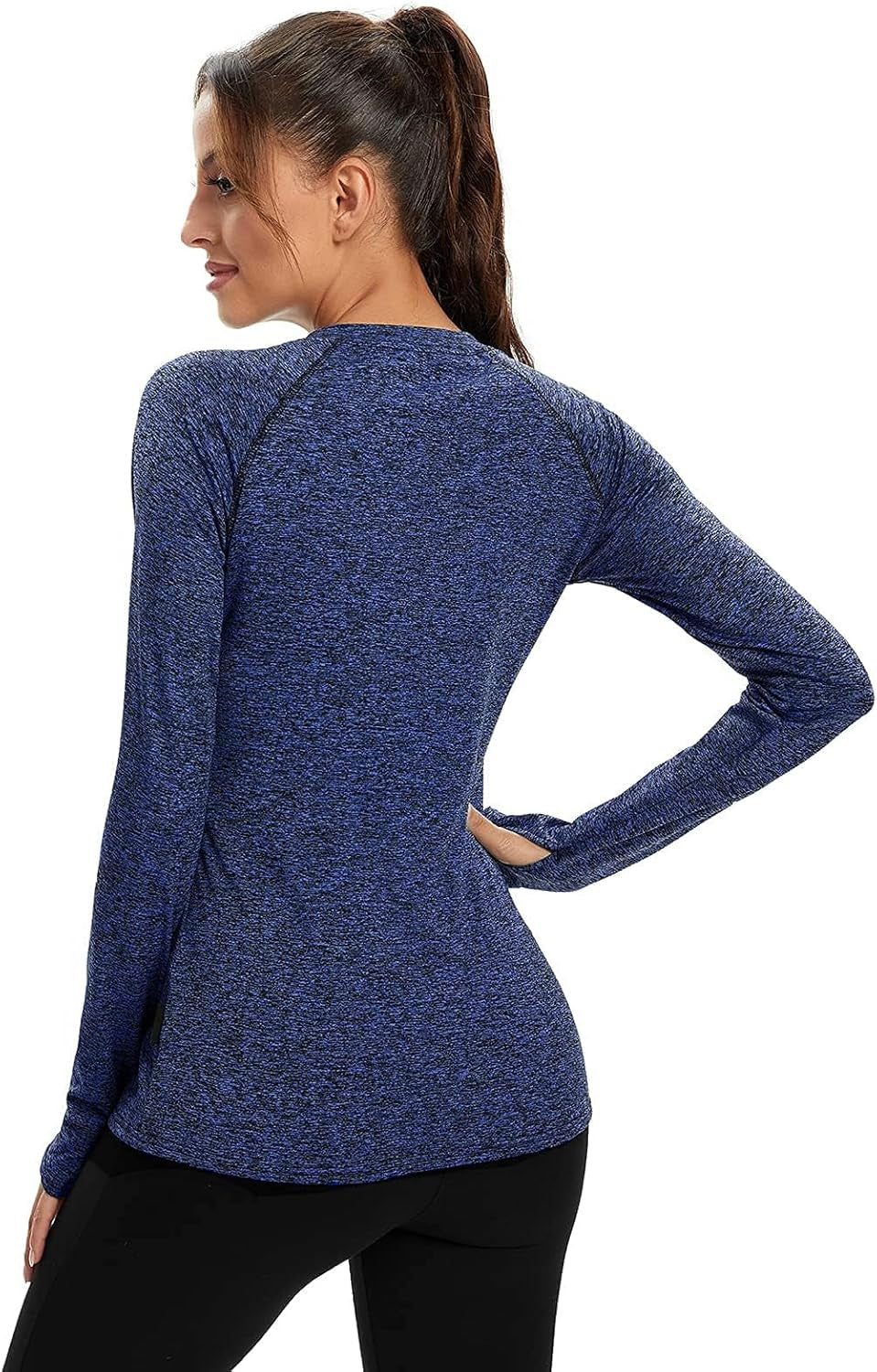 Long Sleeve Running Shirt with Thumb Holes (women)