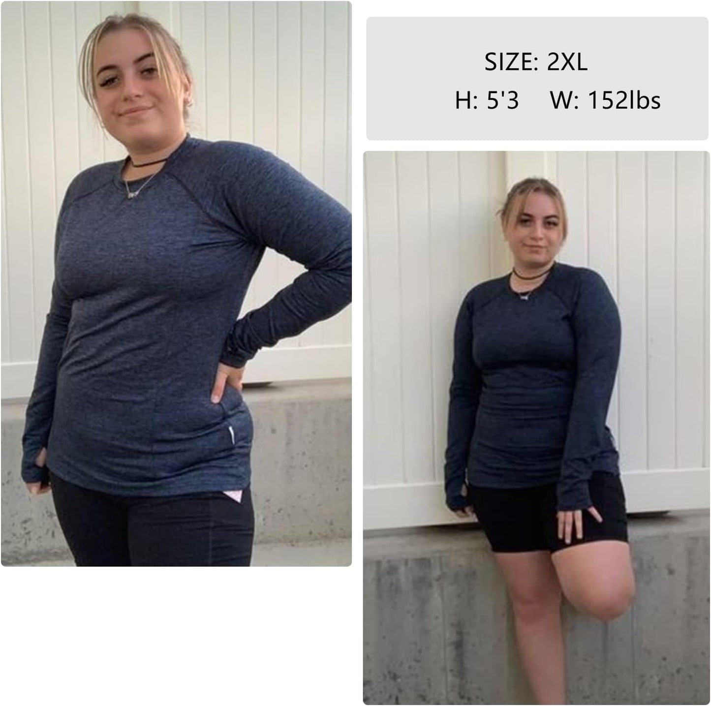 Long Sleeve Running Shirt with Thumb Holes (women)