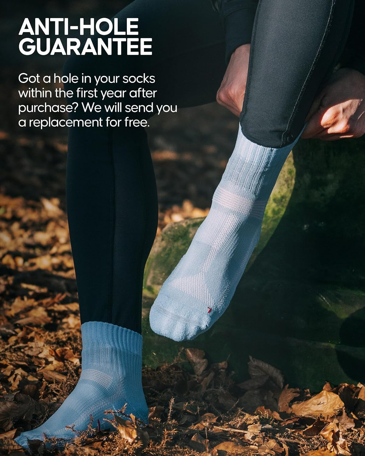 Cushioned Running Socks for Long Distances, Quarter Length, Anti-Blister for Men & Women, 3 and 5 Pack