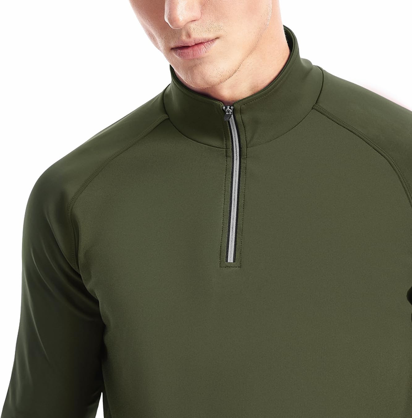 1/4 Zip Pullover Running Shirt For Men