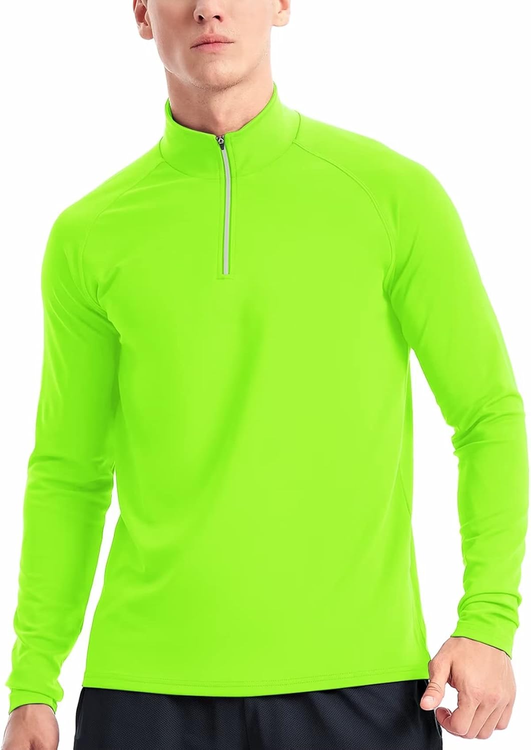 1/4 Zip Pullover Running Shirt For Men