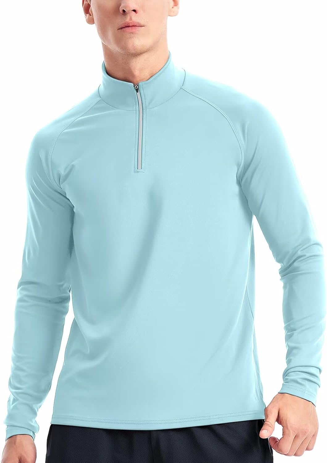 1/4 Zip Pullover Running Shirt For Men