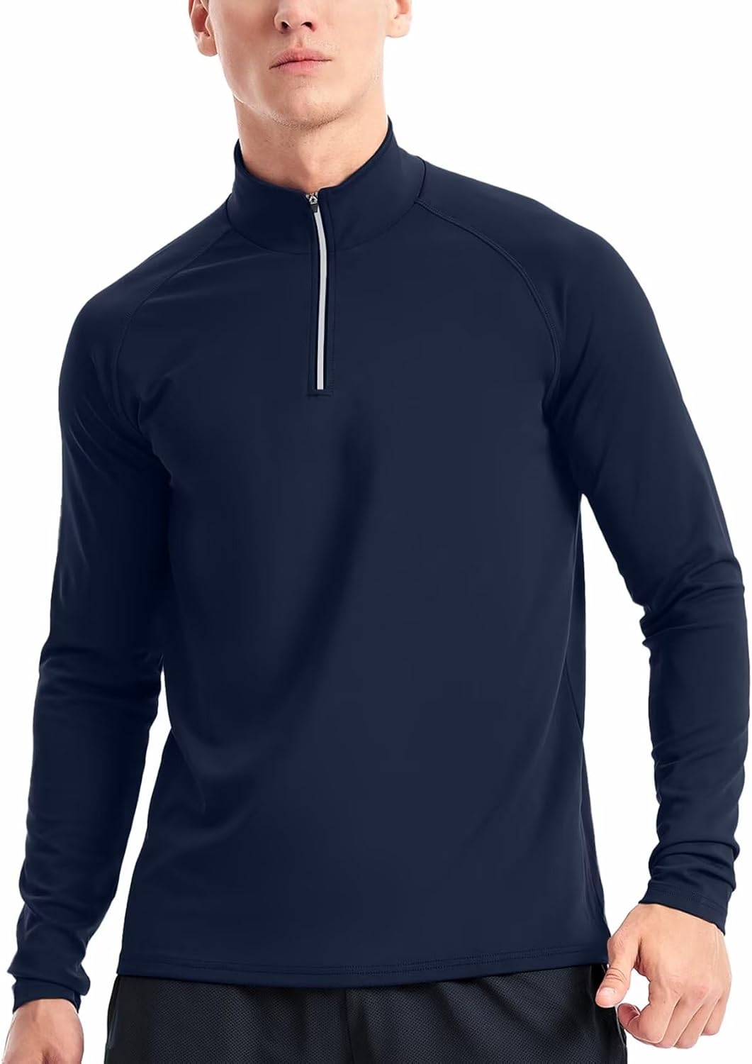 1/4 Zip Pullover Running Shirt For Men
