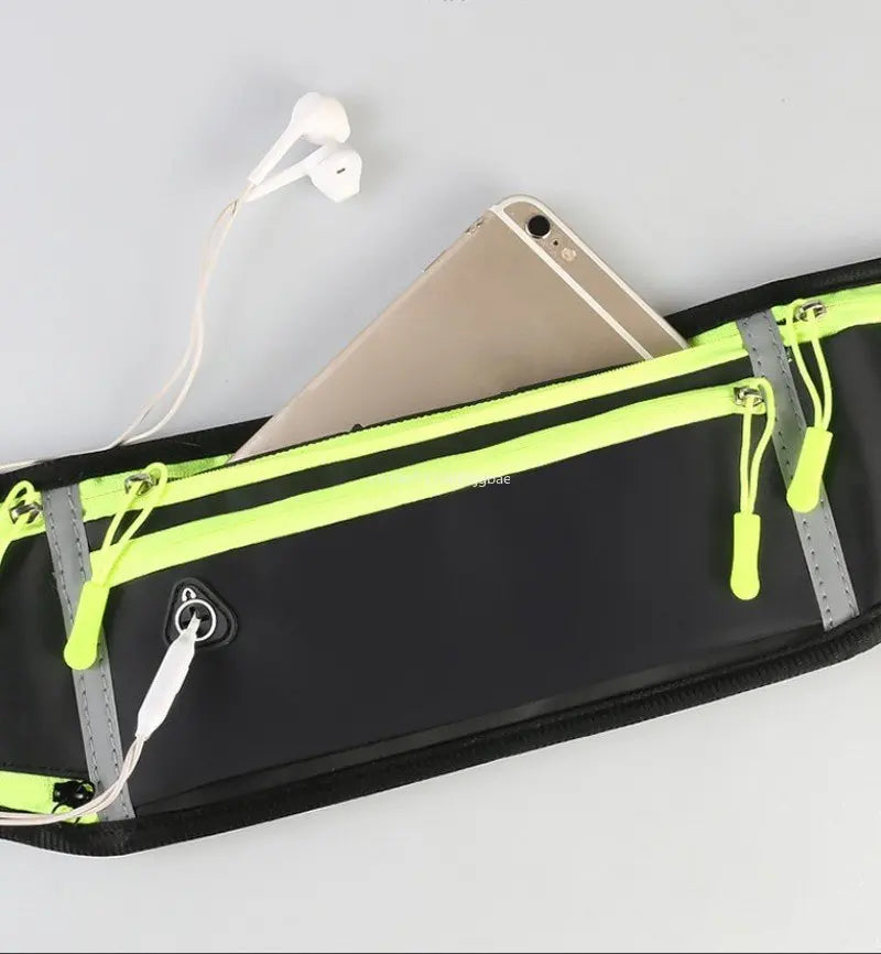 SPhone Case Waist Bag for Women And Men Waterproof Comfortable Cycling Running Bag Safty Reflective Tape Sport Belt