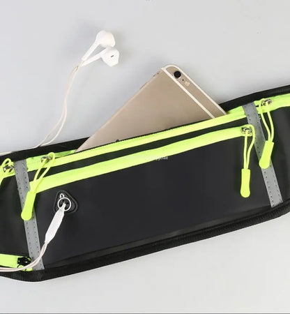 SPhone Case Waist Bag for Women And Men Waterproof Comfortable Cycling Running Bag Safty Reflective Tape Sport Belt